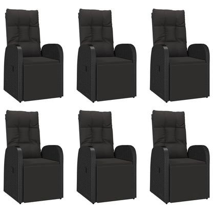 vidaXL Garden Dining Set | Black