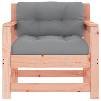 vidaXL Garden Chairs with Cushions 2 pcs Solid Wood Douglas