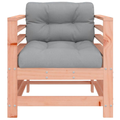 vidaXL Garden Chairs with Cushions 2 pcs Solid Wood Douglas