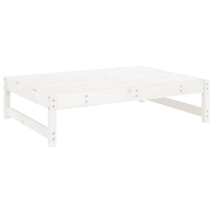 vidaXL Garden Footstool | White, Anthracite