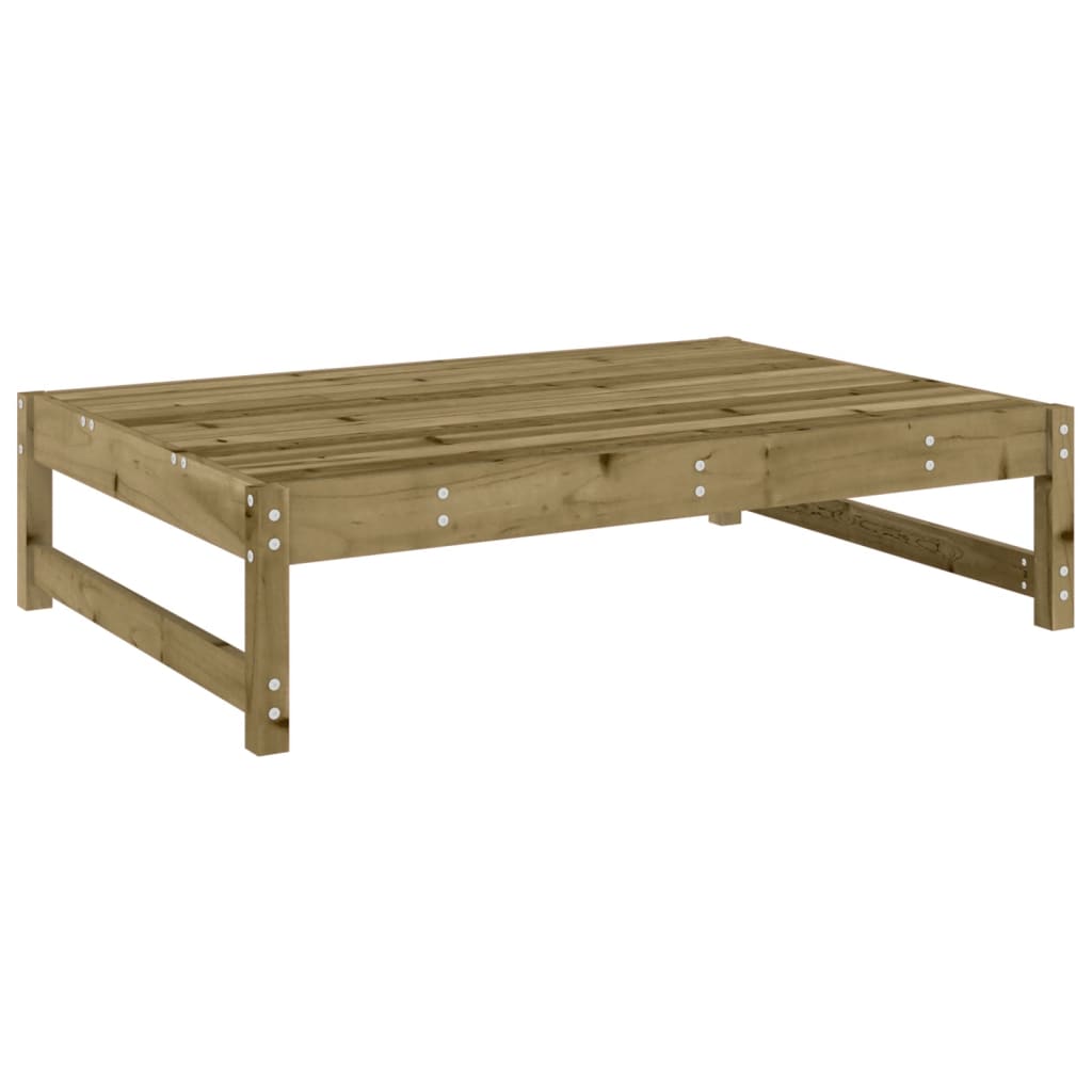 vidaXL Garden Footstool | Brown | Impregnated pine wood | 120x84x30 cm | Modular