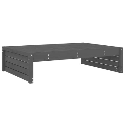 vidaXL Garden Footstool | Grey, Black