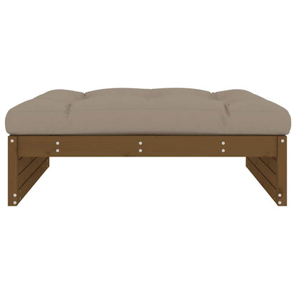 vidaXL Garden Footstool Honey Brown 120x80 cm Solid Wood Pine