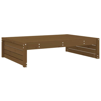 vidaXL Garden Footstool | Honey brown | Solid pine wood | 120 x 84 x 30 cm