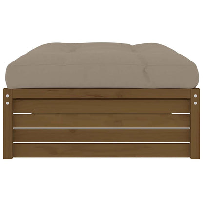 vidaXL Garden Footstool Honey Brown 120x80 cm Solid Wood Pine
