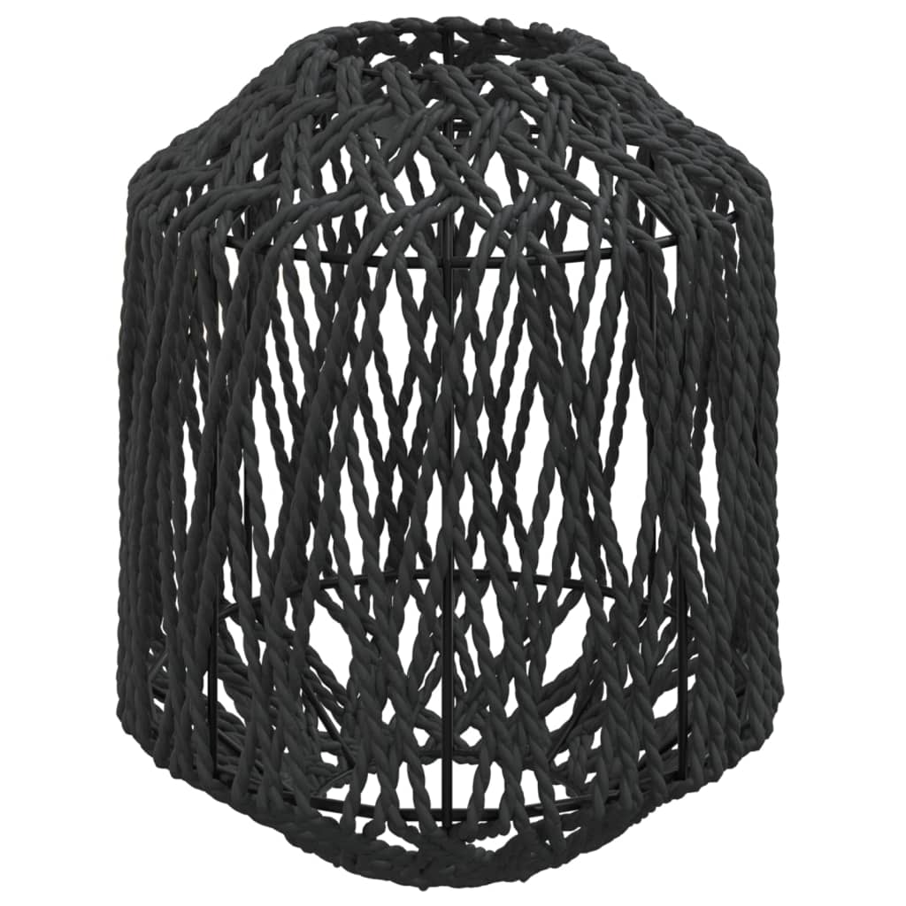 vidaXL Lamp Shade Black Ø23x28 cm Iron and Paper