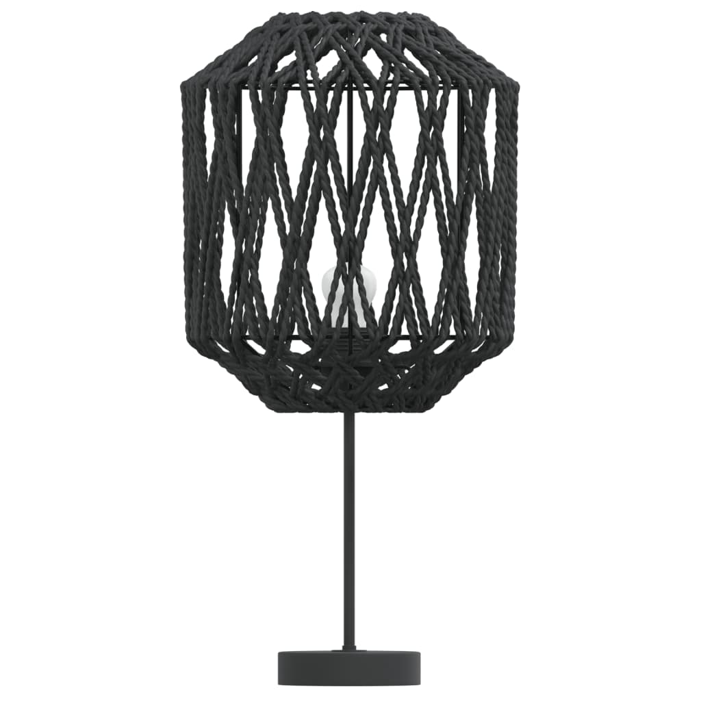 vidaXL Lamp Shade Black Ø23x28 cm Iron and Paper