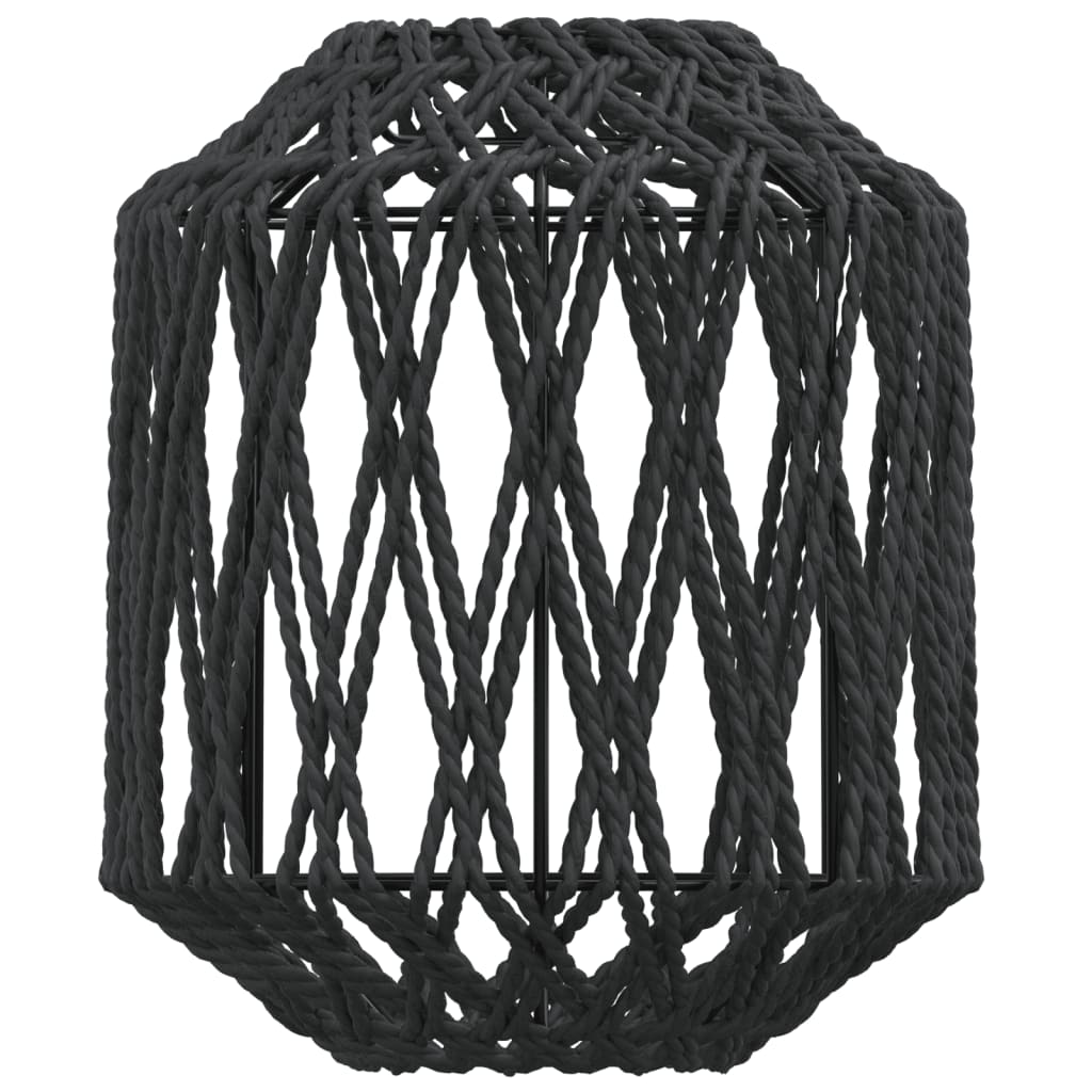 vidaXL Lamp Shade Black Ø23x28 cm Iron and Paper