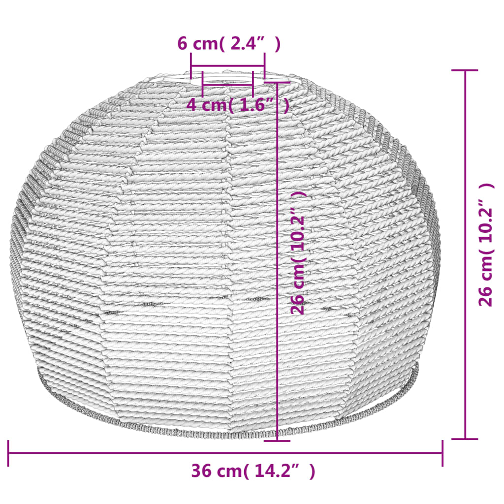 vidaXL Ceiling Lamp Shade Ø36x26 cm Iron and Paper