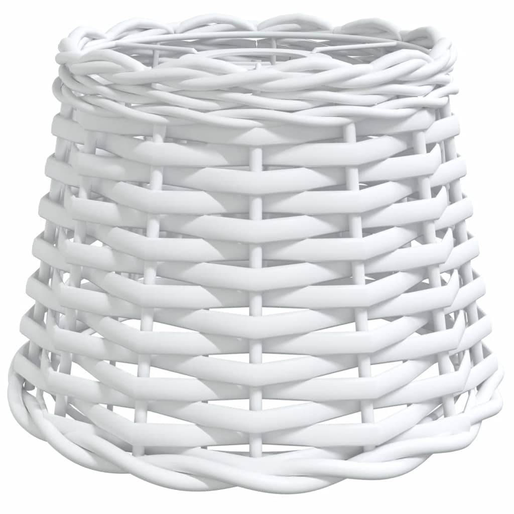 vidaXL Ceiling Lamp Shade White Ø20x15 cm Wicker