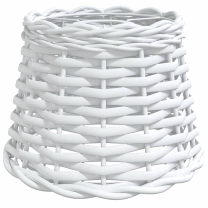 vidaXL Ceiling Lamp Shade White Ø20x15 cm Wicker