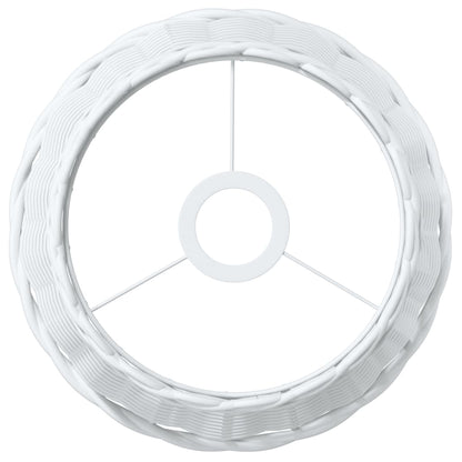 vidaXL Ceiling Lamp Shade White Ø25x17 cm Wicker