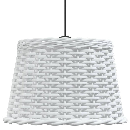 vidaXL Ceiling Lamp Shade White Ø40x26 cm Wicker
