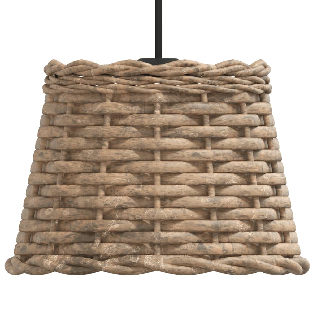 vidaXL Ceiling Lamp Shade Brown Ø20x15 cm Wicker