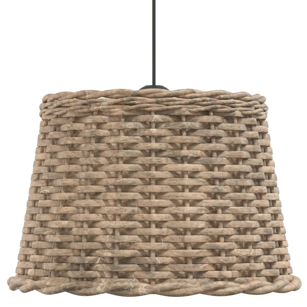 vidaXL Ceiling Lamp Shade Brown Ø40x26 cm Wicker