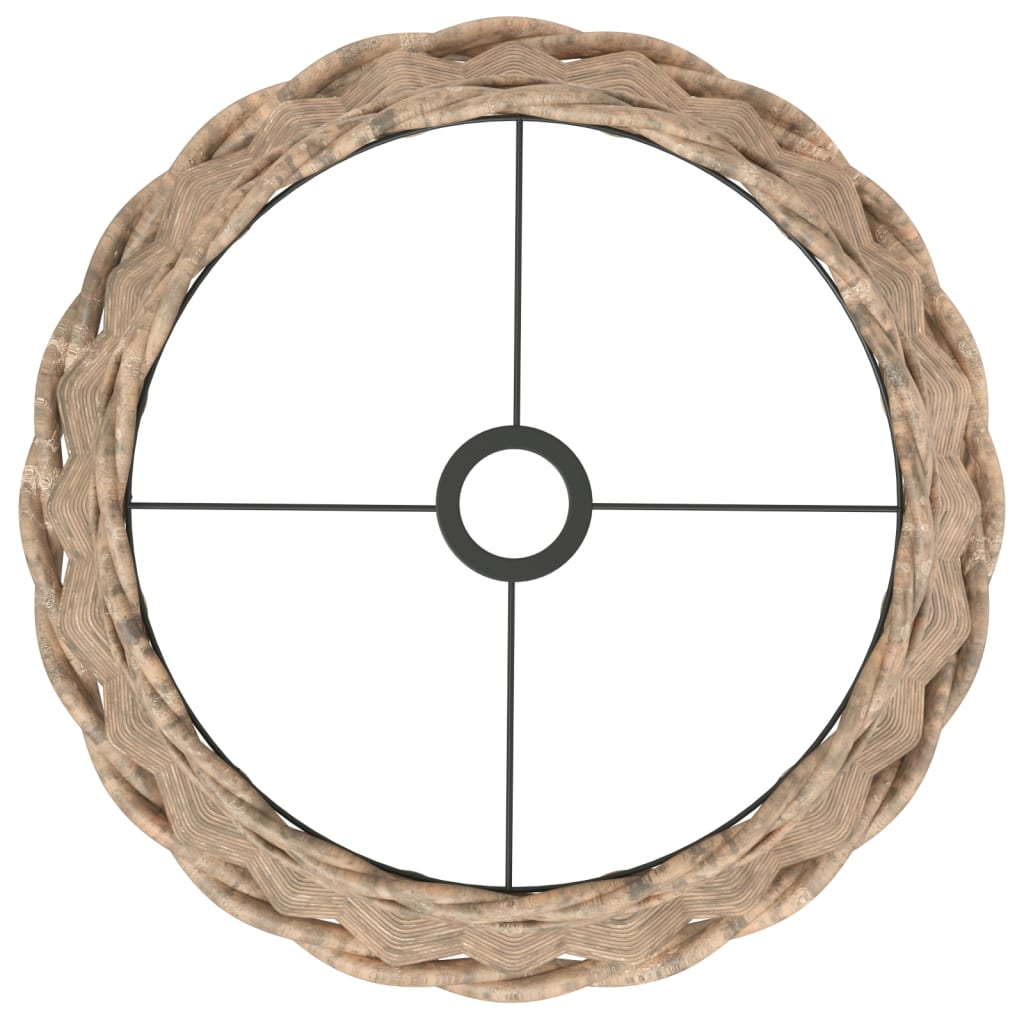 vidaXL Ceiling Lamp Shade Brown Ø40x26 cm Wicker
