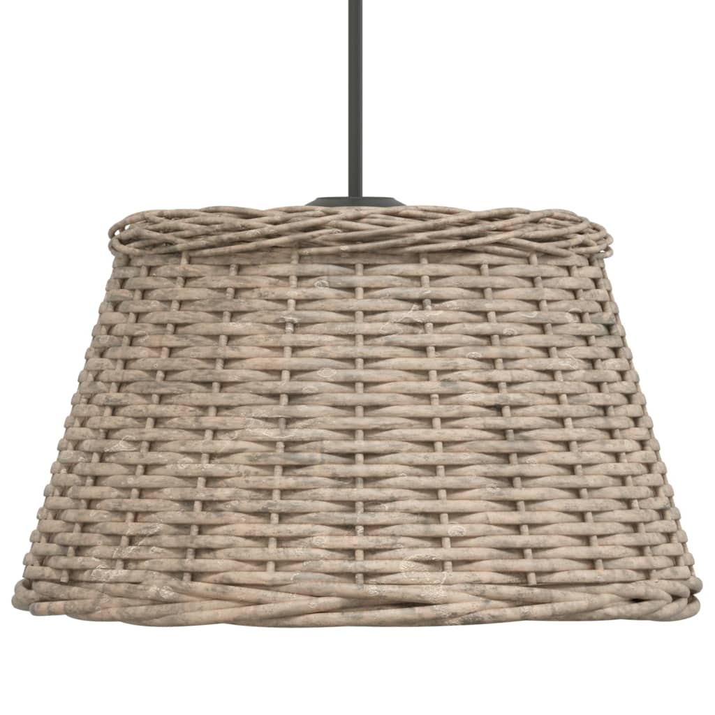 vidaXL Ceiling Lamp Shade Brown Ø50x30 cm Wicker