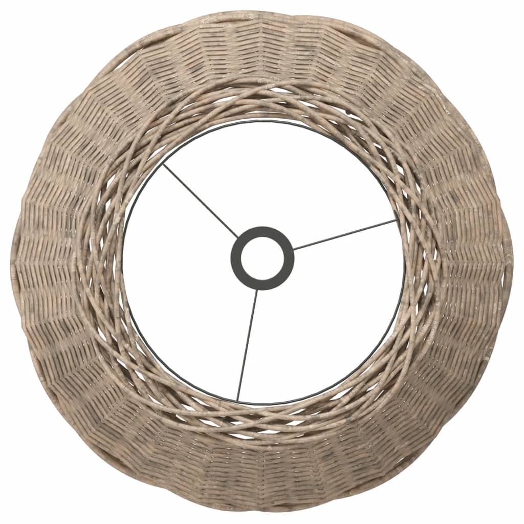 vidaXL Ceiling Lamp Shade Brown Ø50x30 cm Wicker