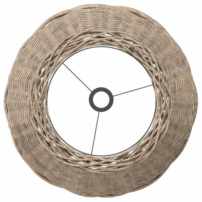 vidaXL Ceiling Lamp Shade Brown Ø50x30 cm Wicker