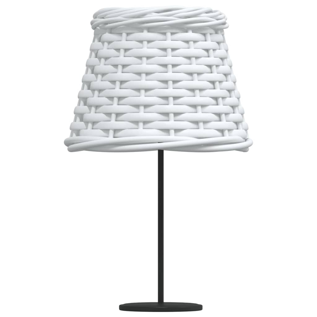 vidaXL Lamp Shade White Ø15x12 cm Wicker