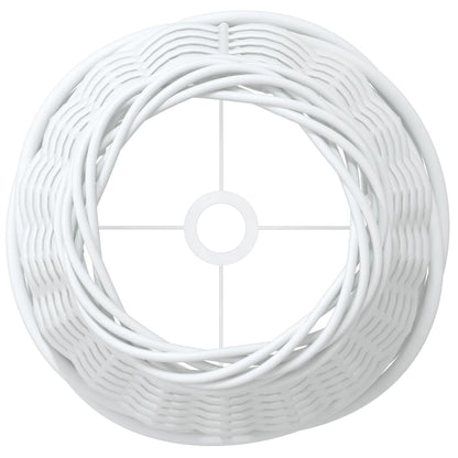 vidaXL Lamp Shade White Ø15x12 cm Wicker