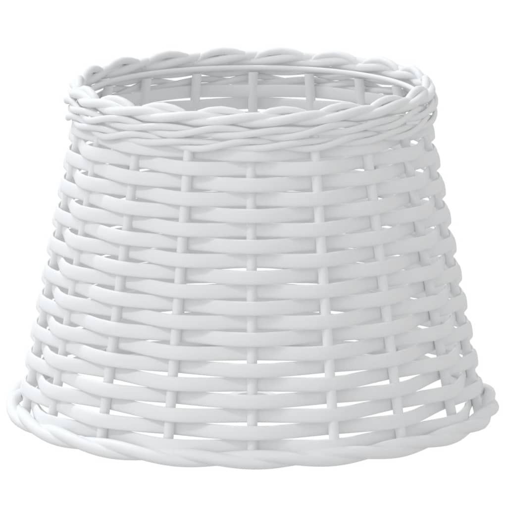 vidaXL Lamp Shade White Ø25x17 cm Wicker