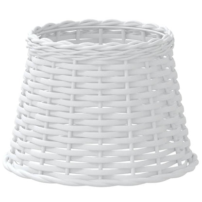vidaXL Lamp Shade White Ø25x17 cm Wicker