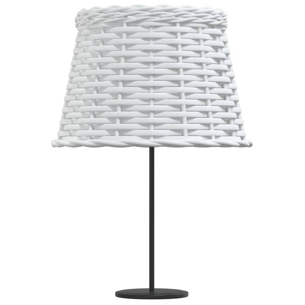 vidaXL Lamp Shade White Ø25x17 cm Wicker