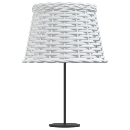 vidaXL Lamp Shade White Ø25x17 cm Wicker