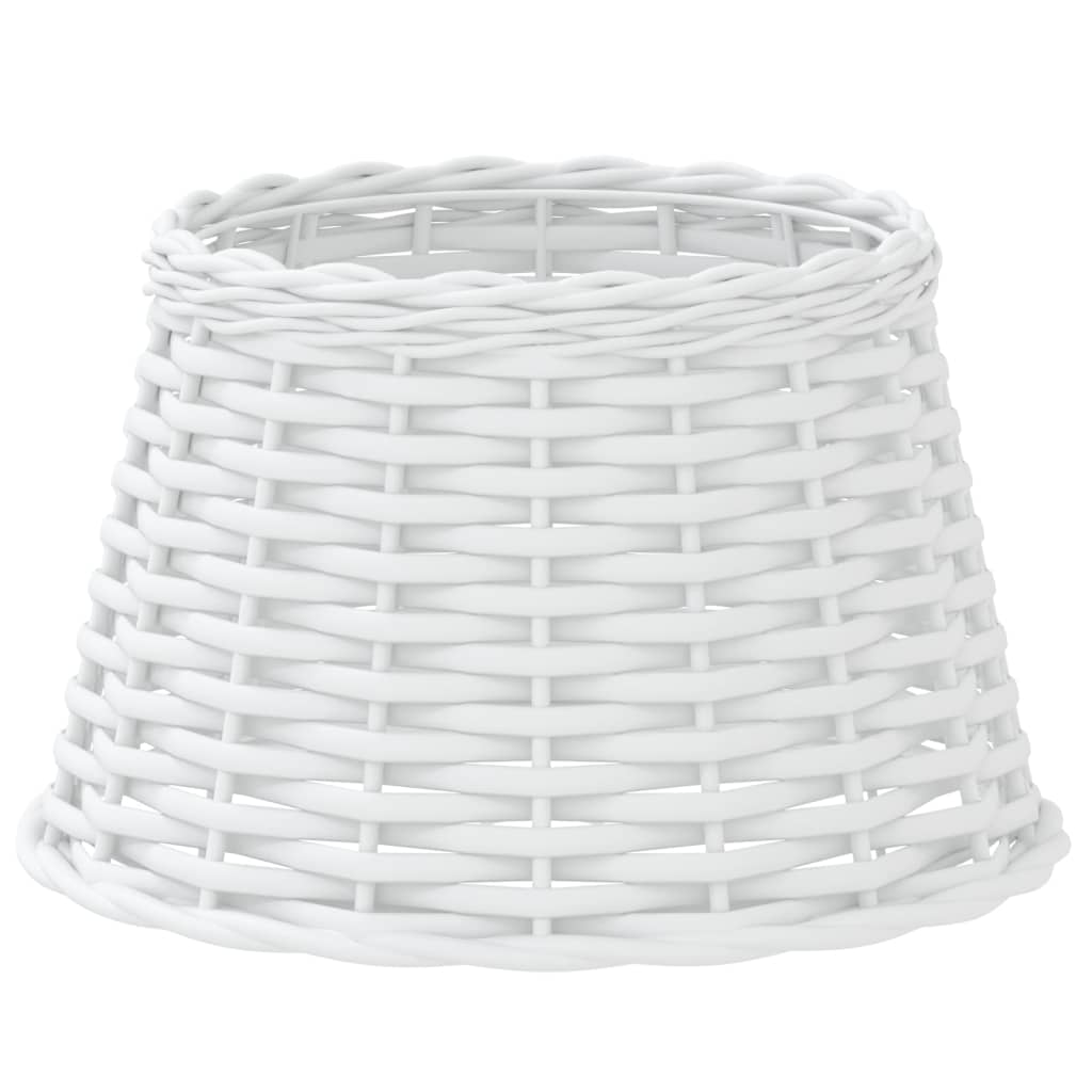 vidaXL Lamp Shade White Ø38x23 cm Wicker
