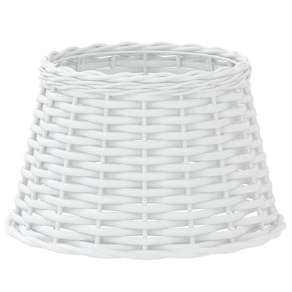 vidaXL Lamp Shade White Ø38x23 cm Wicker