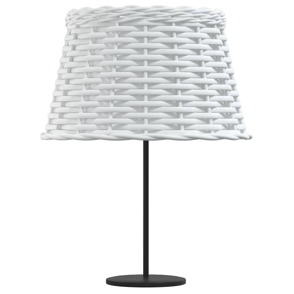 vidaXL Lamp Shade White Ø38x23 cm Wicker