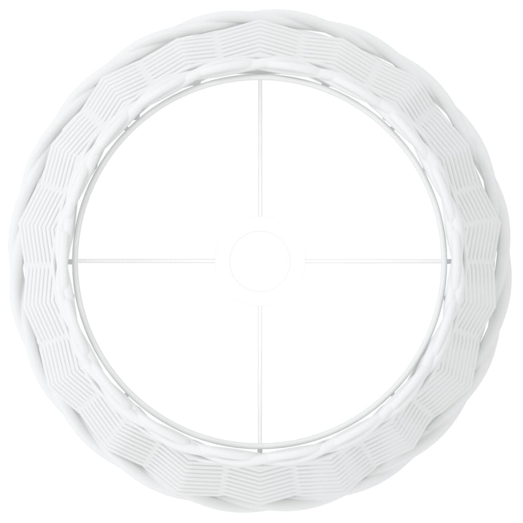 vidaXL Lamp Shade White Ø38x23 cm Wicker