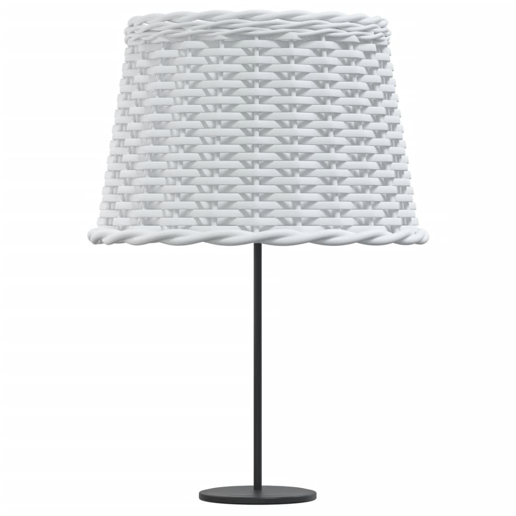 vidaXL Lamp Shade White Ø40x26 cm Wicker