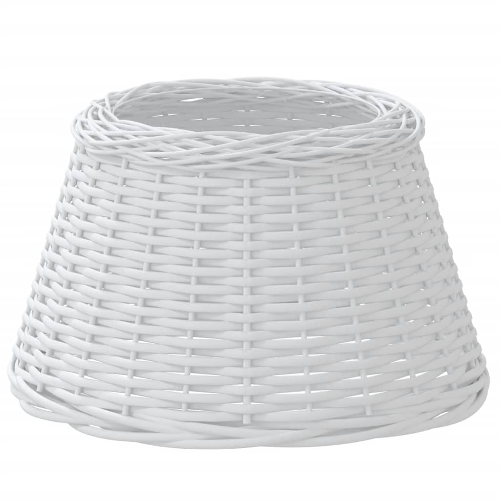 vidaXL Lamp Shade White Ø50x30 cm Wicker