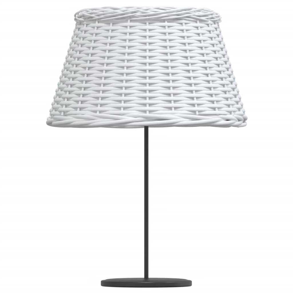 vidaXL Lamp Shade White Ø50x30 cm Wicker