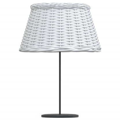 vidaXL Lamp Shade White Ø50x30 cm Wicker
