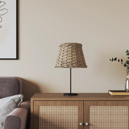 vidaXL Lamp Shade Brown Ø15x12 cm Wicker