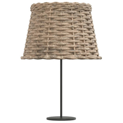 vidaXL Lamp Shade Brown Ø25x17 cm Wicker