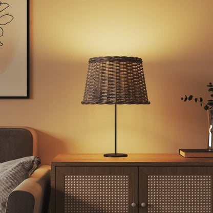vidaXL Lamp Shade Brown Ø40x26 cm Wicker