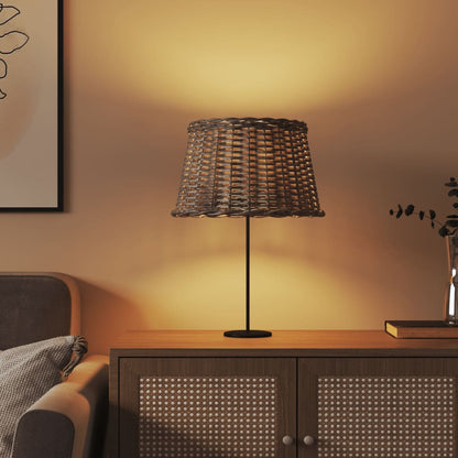 vidaXL Lamp Shade Brown Ø45x28 cm Wicker