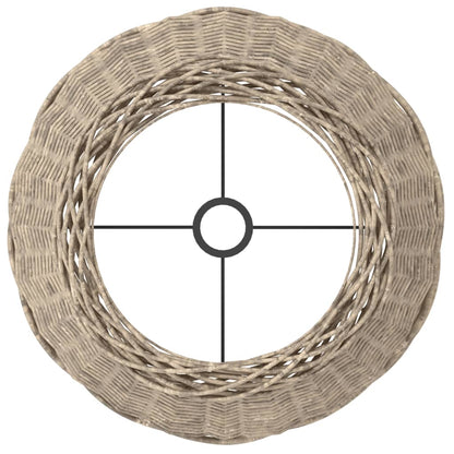 vidaXL Lamp Shade Brown Ø45x28 cm Wicker