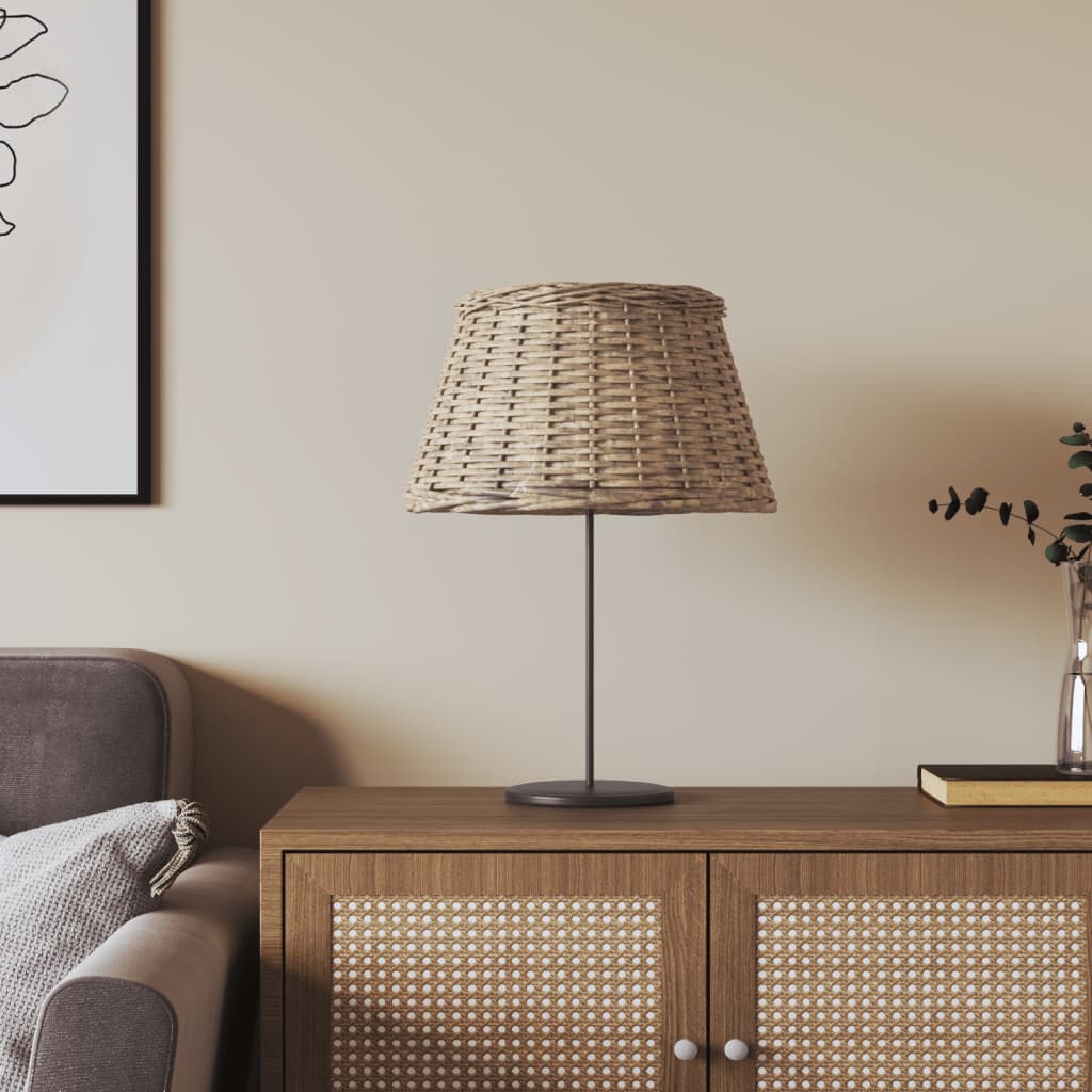 vidaXL Lamp Shade Brown Ø50x30 cm Wicker