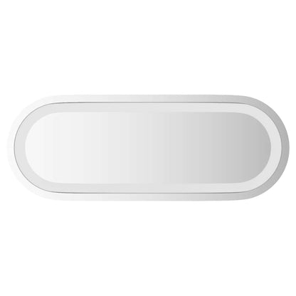 vidaXL LED Bathroom Mirror 40x15 cm Oval
