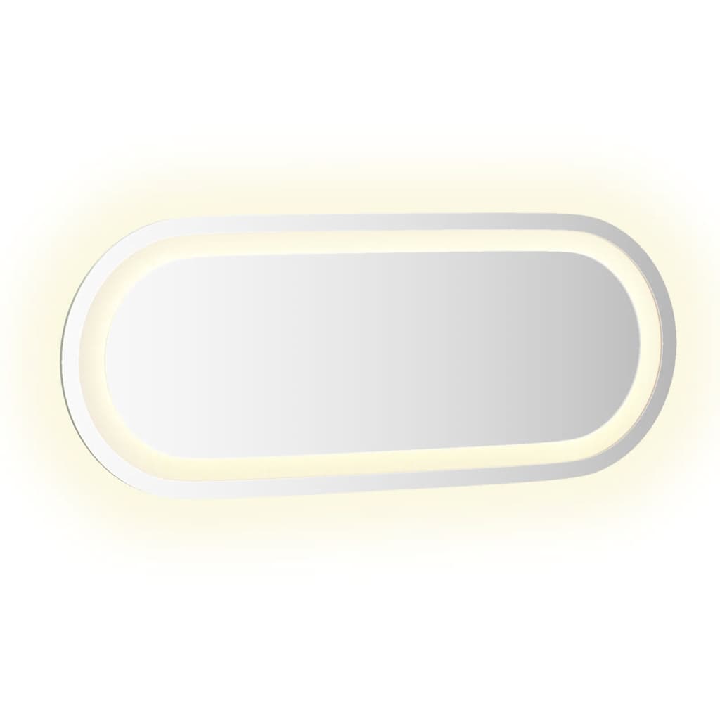 vidaXL LED Bathroom Mirror 50x20 cm Oval