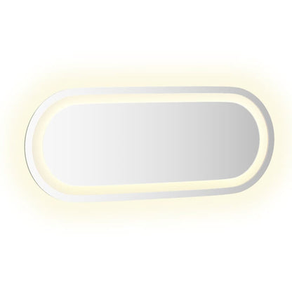 vidaXL LED Bathroom Mirror 50x20 cm Oval