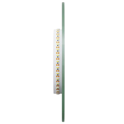vidaXL LED Bathroom Mirror 50x20 cm Oval