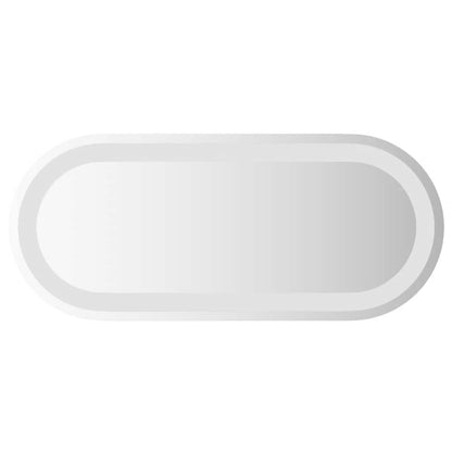 vidaXL LED Bathroom Mirror 60x25 cm Oval
