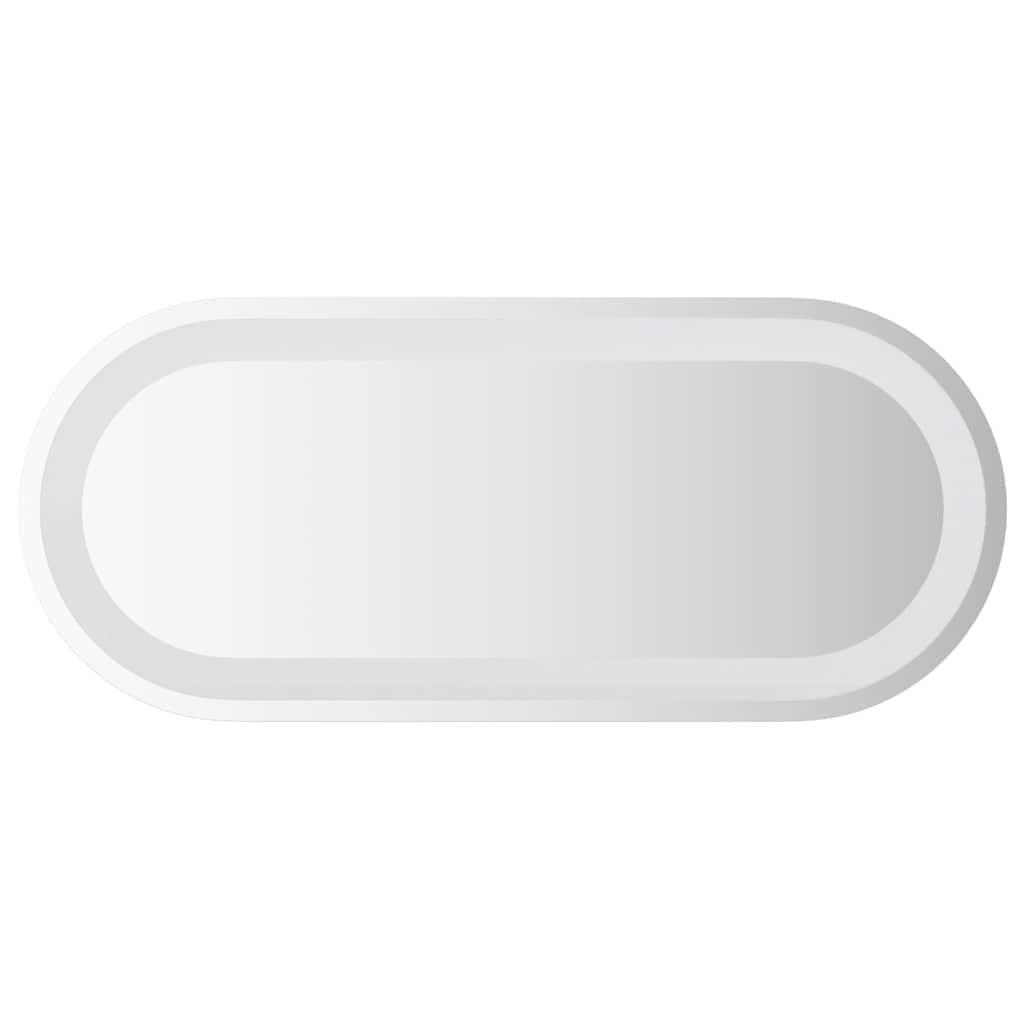 vidaXL LED Bathroom Mirror 70x30 cm Oval