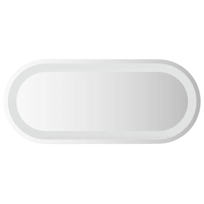 vidaXL LED Bathroom Mirror 70x30 cm Oval